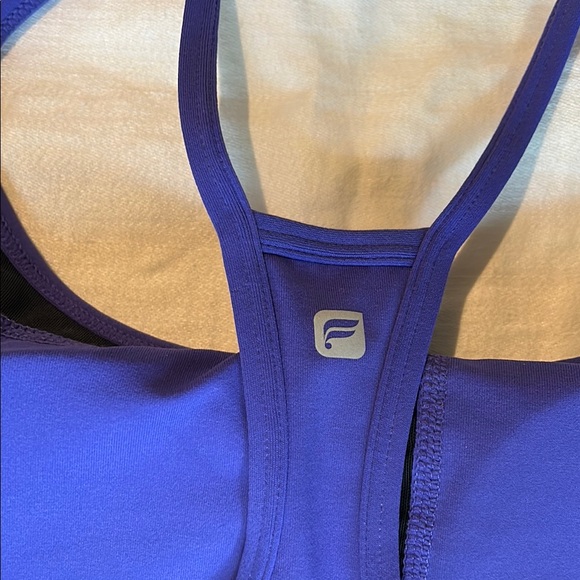 Black and Purple Strappy Tank Top - Picture 11 of 11